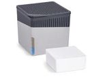 Luftentfeuchter WENKO Cube, grau (hellgrau), B:16,5cm H:15,7cm T:16,5cm, Luftentfeuchter, 1000 g