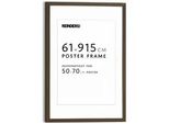 Bilderrahmen REINDERS Bilderrahmen Poster 61x91,5 oder 50x70, walnuß, B:64,5cm H:95cm T:2cm, Bilderrahmen, Bilderrahmen, Wohnzimmer - Walnuß - MDF - 64,5x95 cm