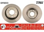 2X Disco Freno Trw DF6033 Per Bmw Z4 Roadster (E85) Z4 Coupé (E86) 74 6Mm 294Mm