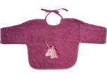 Lätzchen WÖRNER Einhorn Ärmellätzchen, Baby, light mauve, Baumwolle, Lätzchen Lätzchen, mit Ärmeln, maschinenwaschbar, trocknergeeignet