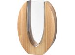 Dekovase LEONARDO Vase LEGNO, braun, B:20,5cm H:28cm T:7cm, Glas, Vasen, Dekovase