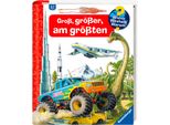 Kinderbuch RAVENSBURGER Wieso? Weshalb? Warum?, Groß, größer, am größten (Riesenbuch), bunt, B:36,2cm H:41,2cm, Bücher, Kinderbuch