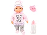 Babypuppe BAYER Lisa Magic Eyes, 38 cm, rosa, Puppen, Baby, Babypuppe