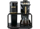MELITTA Kaffeemaschine mit Mahlwerk EPOS 1024-04, schwarz (schwarz, gold), 1 l, 8, Kaffeemaschinen, Schwarz/Gold, 360rotierender Wasserauslauf, Kaffeemaschine mit Mahlwerk