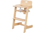 Hochstuhl ROBA Lernturm Nature Up, Kinder, Gr. B/H/T: 45cm x 86cm x 54cm, beige (natur), Bambus, Stühle Hochstuhl