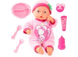 Babypuppe BAYER First Words Baby, 33 cm, rosa, Puppen, Baby, Babypuppe