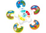 Lernspielzeug CHICCO Elektronisches Puzzle - Errate Das Tier, bunt, Lernspielzeug, BabyH:5cm Ø:25cm, Lernspielzeug, mit Licht und Sound, H:5cm Ø:25cm