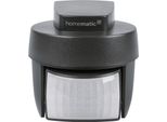 HOMEMATIC IP Bewegungsmelder "Bewegungsmelder mit Dämmerungssensor – außen", grau (anthrazit), B:7,6cm H:7,4cm L:9cm, Sensoren, Bewegungsmelder