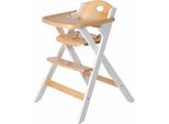 Hochstuhl ROBA Klapphochstuhl, natur/weiß, Kinder, Gr. B/H/T: 58cm x 79cm x 59cm, beige (natur, weiß), Massivholz, Stühle Hochstuhl, klappbar