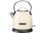 KITCHENAID Wasserkocher 5KEK1222EAC ALMOND CREAM, braun (almond cream), B:17,8cm H:26,16cm T:22,6cm, Wasserkocher, Wasserkocher