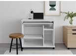 Computertisch VOGL MÖBELFABRIK Compi, weiß, B:90cm H:76cm T:50cm, Tische, Computertisch