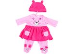 Puppenkleidung BAYER Kleid/Hose 38 cm, pink (pink, rosa), Puppenkleidung, Baby, Puppenkleidung