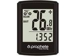 Fahrradcomputer PROPHETE, schwarz, FahrradcomputerB:40mm H:18mm L:58mm, Fahrradcomputer, B:40mm H:18mm L:58mm