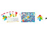 Spielcenter HAPE Labyrinth- & Tangram-Tafel „Weltraum”, bunt, Motorikspielzeug, BabyB:40cm H:30cm T:3,5cm, Baumwolle, Holz, Kunststoff, Spielcenter, B:40cm H:30cm T:3,5cm