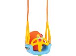 Babyschaukelsitz JAMARA Grow with me 3in1, bunt (orange, blau), Schaukelsitze, Baby, bis 60 kg, Kunststoff, Babyschaukelsitz, mit Sicherheitsbügel, B:47cm H:33cm