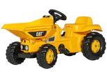 Tretfahrzeug ROLLY TOYS rollyKid, CAT, gelb, Tretfahrzeuge, KinderB:44cm H:52cm T:93cm, Kunststoff, Tretfahrzeug, Dumper, B:44cm H:52cm T:93cm