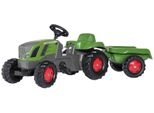 Tretfahrzeug ROLLY TOYS Fendt 516 Vario, grün, Tretfahrzeuge, KinderB:47cm H:52cm T:134cm, Kunststoff, Tretfahrzeug, Traktor mit Trailer, B:47cm H:52cm T:134cm