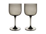 Weinglas Weingläser Like Glass 270 ml 2er Set, grau (smoke), 2 tlg., Glas, LIKE. BY VILLEROY & BOCH, Trinkgefäße, Weinglas