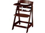Hochstuhl ROBA Sit Up Flex, Kinder, Gr. B/H/T: 45cm x 80cm x 54cm, braun, Stühle Hochstuhl, aus Holz