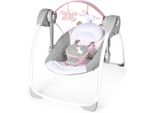 Babyschaukel INGENUITY Comfort 2 Go, Flora Unicorn, Baby, rosa, Kunststoff, Leder, Metall, Stoff, Babywippen Babyschaukel, tragbar