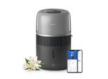 Luftbefeuchter PHILIPS HU5710/03 5000 Series, grau (dunkelgrau), B:23,3cm H:37,8cm T:23cm, Luftbefeuchter, Luftbefeuchter, für 56 m² Räume, mit NanoCloud Technologie, Topseller