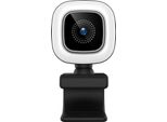 HYRICAN Webcam HYRICAN ST-CAM554 UHD Webcam 3840x2160 Pixel mit Ringlicht 12MP, weiß, Camcorder, Webcam