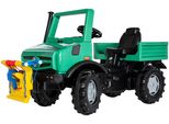 Tretfahrzeug ROLLY TOYS rollyUnimog Forst, grün, Tretfahrzeuge, KinderB:130cm H:73cm T:54cm, Tretfahrzeug, inkl. Seilwinde, B:130cm H:73cm T:54cm
