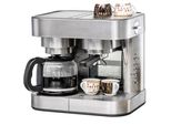ROMMELSBACHER Espressomaschine Kaffeemaschine EKS 3010, grau (edelstahl), 1,25 l, 10, Kaffeemaschinen, Espressomaschine