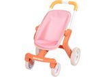 Puppenbuggy SMOBY Baby Nurse Puppenbuggy Pop, rosa (rosa, terrakotta), Puppenwagen, KinderB:38cm H:53cm T:50cm, Kunststoff, Puppenbuggy, Made in Europe, B:38cm H:53cm T:50cm