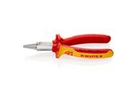 Knipex 22 06 160 Rundzange Isoliert Mit Mehrkomponenten-HüLlen, Vde-GeprüFt Verchromt 160 Mm)