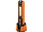 Neo Tools Lampada Ricaricabile Per Officina 500 Lm Cob Led + Base + Caricabatterie, 2 In 1 Lampada + Torcia, Batteria Agli Ioni Di Litio Da 3,7 V Con Capacità Di 2600 Mah, Dimensioni 270X90X80Mm
