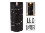 Candela Led 7X15Cm 1LED/10LED Nero