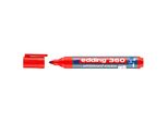 Edding 360-002 10X Pennarelli Da Tavolo Ricaricabili 1,5 - 3 Mm Rosso