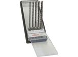 Bosch Robust Line Sds-Plus-5 - Set Di Punte Per Trapano - 5 Pezzi - 6 Mm, 7 Mm, 8 Mm, 10 Mm, 5,5 Mm - Sds-Plus - Lunghezza: 165 Mm