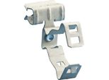Morsetto P7 8-14 Mm D=18-30 Mm - Morsetto Flangiato 8 ... 14 Mm Acciaio Per Molle 812M58SM