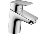 Hansgrohe Logis Mitigeur De Lavabo, Comfortzone70, Garniture DéCoulement Push Open, Saillie 107Mm, 71077000, 71077000