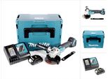Makita Dga 506 RA1J Smerigliatrice Angolare A Batteria 18V 125Mm Brushless + 1X Batteria 2,0Ah + Caricabatterie + Valigetta Makpac