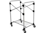Rubbermaid 1871643 Telaio Per Carrello Pieghevole X-Cart, 150 Litri, Grigio