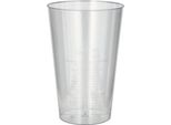 Papstar 12161 50X Bicchieri Monouso In Plastica 0,4L Trasparenti (T)