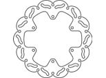 Disco Freno Fisso Racing Trw D.220Mm 6 Bulloni