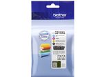 Brother LC3219XL Value Pack - Confezione Da 4 Pezzi - Xl - Nero, Giallo, Ciano, Magenta