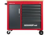 Gedore Rosso R20400006 Carrello Da Officina Mechanic Plus + 6 Cassetti 988X431X935 Mm, 3301818