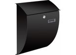 Cassetta Postale - Nizza - Nera - 40 X 31 X 16 Cm