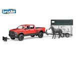 Bruder Ram 2500 Power Wagon Con Rimorchio Per Cavalli E 1 Cavallo; 2501