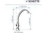 Miscelatore Per Lavabo SchÜTte Carneo, Rubinetto Acqua Fredda, Rubinetto Acqua Fredda, Miscelatore Bagno Cromo
