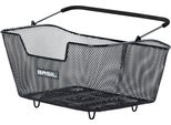 Basil 11233 Cestino Posteriore M Multi-System 30X43X23 Cm, A Maglie Strette, Nero