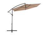 Vidaxl Ombrello Semaforo Con Palo In Alluminio 300 Cm Taupe