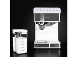 Cecotec Power Instant-Ccino 20 Touch Serie Bianca, Macchina Per Caffè Espresso, Bianco/Acciaio Inox Spazzolato