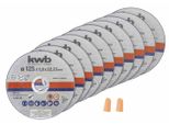 Kwb - Kwb - Set Di Dischi Da Taglio - 125X1,0X22,23Mm (10 Pezzi) - Eu -