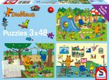 Schmidt Spiele 56394 Puzzle Un Giorno Con Il Topo - 3X 48 Pezzi